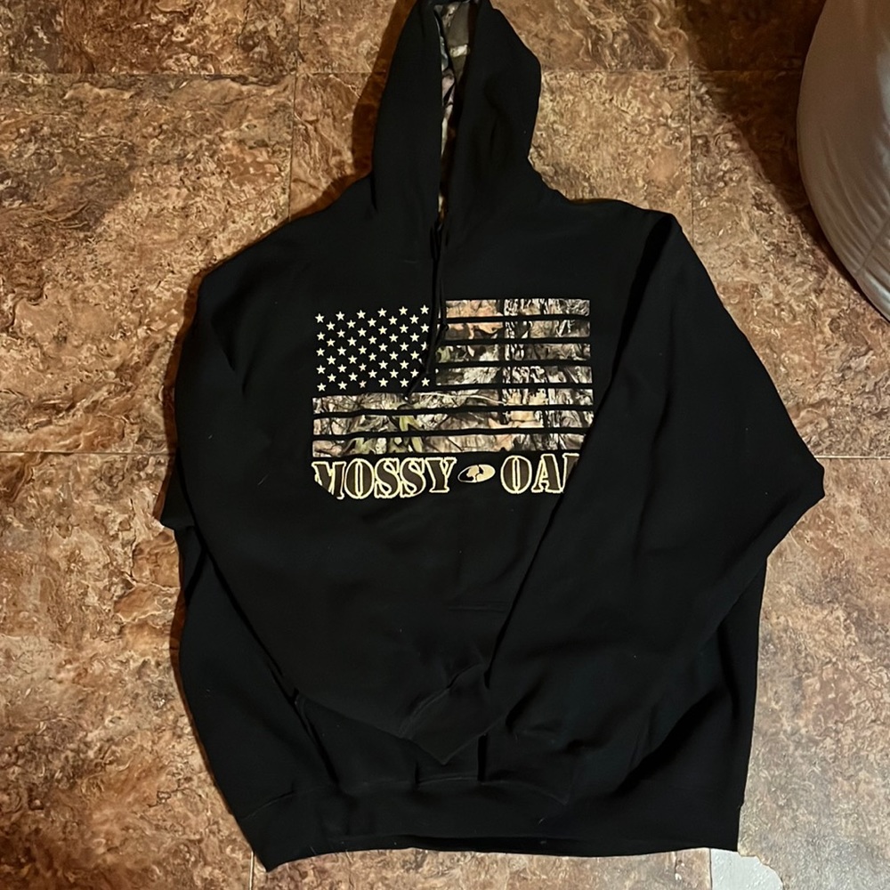 black hoodie